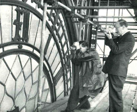 Filming the Clock Tower at Westminster